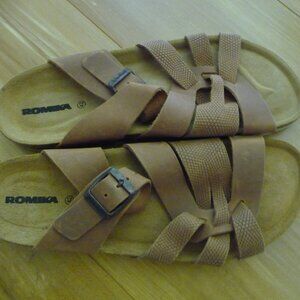 ROMIKA WOMENS LIGHT BROWN SANDALS  EU SIZE 42/US 11  NEW NO BOX AND TAGS